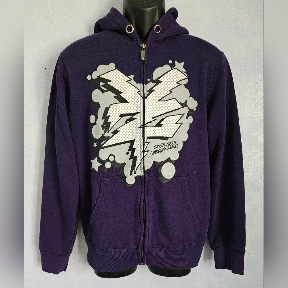 Purple Zoo York Zip Hoodie - Men